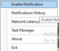 Enable Notification