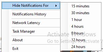 Hide Notification