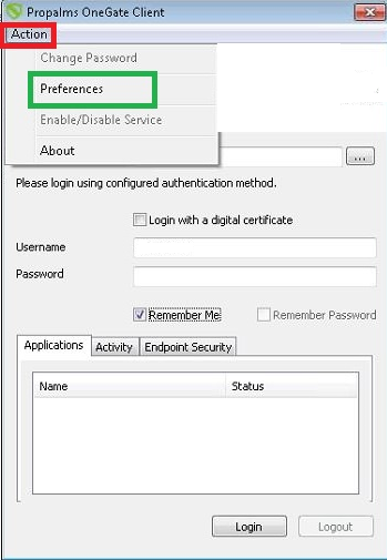 Authentication Error