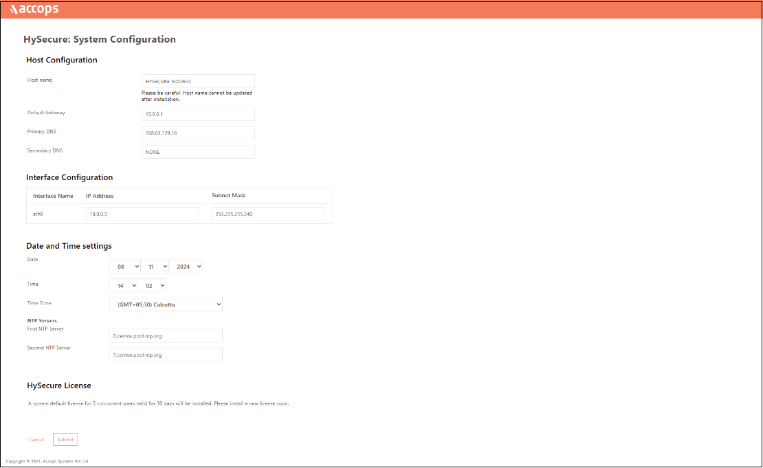 Azure Two Node Cluster - Accops HySecure 5.4 Knowledge Center
