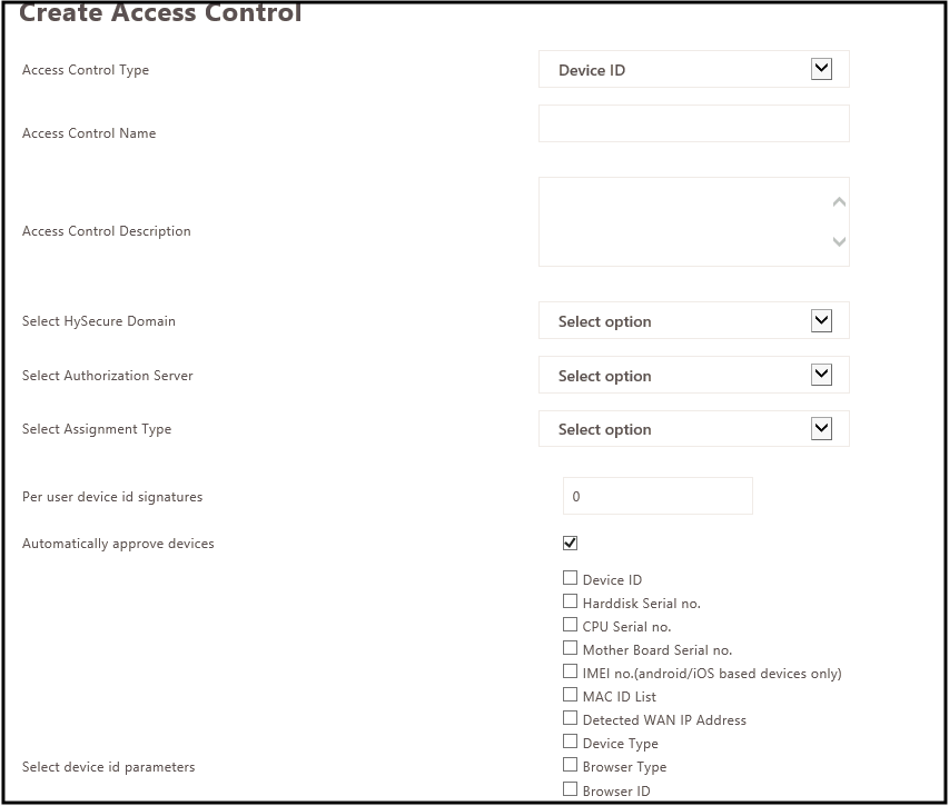 Access Control List Accops HySecure 5.4 Knowledge Center