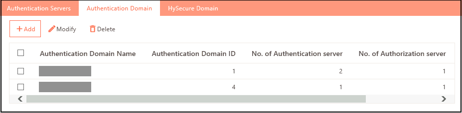 Authentication Domain - Accops HySecure 5.4 Knowledge Center